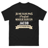 T-shirt Jacob noir - Je ne suis pas parfait mais presque