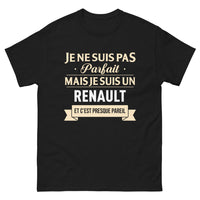 Thumbnail for T-shirt Renault noir - Je ne suis pas parfait, presque pareil