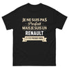 T-shirt Renault noir - Je ne suis pas parfait, presque pareil