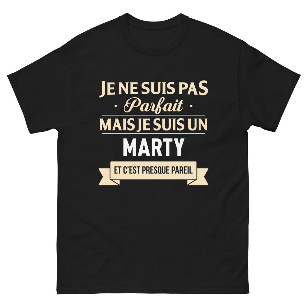 T-shirt Marty noir - Un peu imparfait, presque parfait