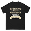 T-shirt Poirier noir - Je ne suis pas parfait, presque pareil