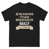 T-shirt Bailly noir - l'imperfection parfaite avec humour