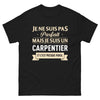 T-shirt Carpentier noir - Presque parfait et humoristique
