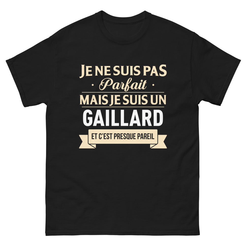T-shirt Gaillard noir - Humour et fierté locale