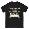 T-shirt Lemaire noir - Je ne suis pas parfait mais je suis un Lemaire