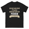 T-shirt Perrin noir - Fierté familiale humoristique