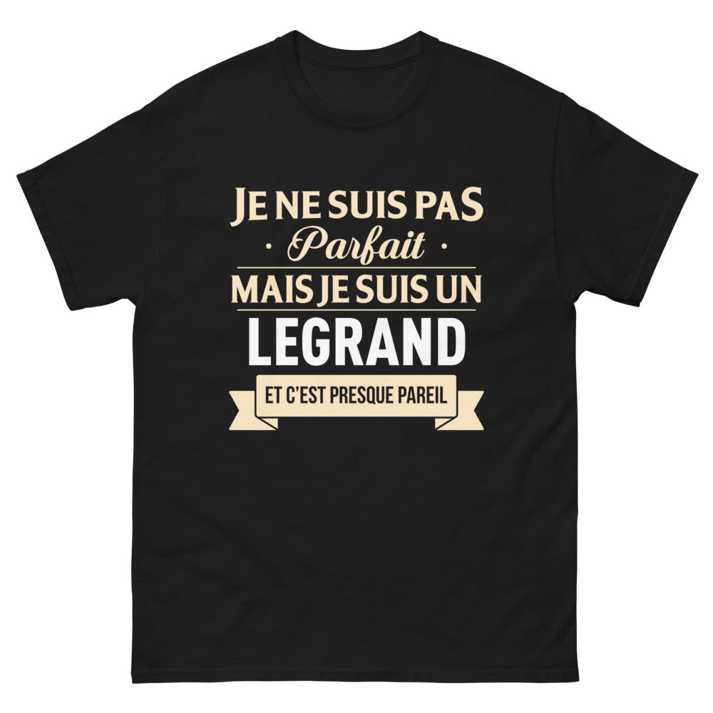 T-shirt Legrand noir - presque parfait, totalement unique