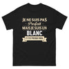 T-shirt humour blanc - Je ne suis pas parfait mais presque