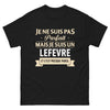T-shirt Humour Lefèvre noir - Parfaitement Imparfait