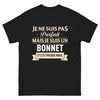 T-shirt Bretagne noir - Je ne suis pas parfait, mais je suis un bonnet
