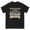 T-shirt Bertrand noir - Fierté et humour pour les fiers