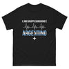 T-Shirt Argentino nero - Il Mio Gruppo Sanguigno