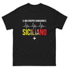 T-shirt Siciliano nero - Orgoglio e Umorismo