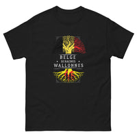 Thumbnail for T-shirt Wallonie noir - Fierté Wallonne à porter avec style