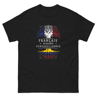 Thumbnail for T-shirt Venezuela noir - Fièrement conçu pour vos origines
