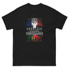 T-shirt Portugal noir - Fierté des racines portugaises