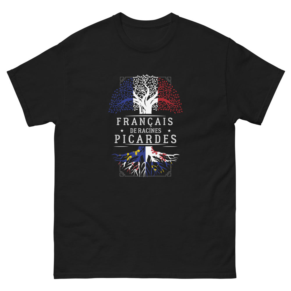 T-shirt Picard noir - Fierté des racines locales