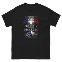 Thumbnail for T-shirt Picard noir - Fierté des racines locales