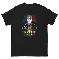 Thumbnail for T-shirt Lozère noir - Fierté des racines locales humoristique