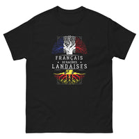 Thumbnail for T-shirt Landais noir - Fièrement Français de Racines