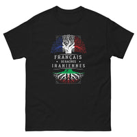 Thumbnail for T-shirt Iranien noir - Fier et élégant pour vos soirées