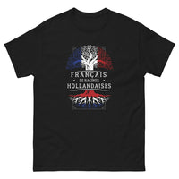 Thumbnail for T-shirt Français noir - Style et fierté hollandais face