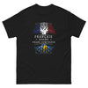 T-shirt Franche-Comté noir - Fier de mes racines