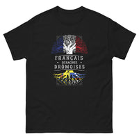 Thumbnail for T-shirt Drôme noir - Fierté et humour drômois