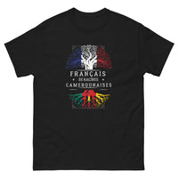 Thumbnail for T-shirt Camerounais noir - Fierté d'être unique