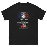 Thumbnail for T-shirt Bourgogne noir - Fiers et Sombres avec humour
