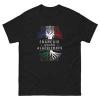 Thumbnail for T-shirt Algérien noir - Fierté et humour des racines