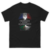 T-shirt Algérien noir - Fierté et humour des racines