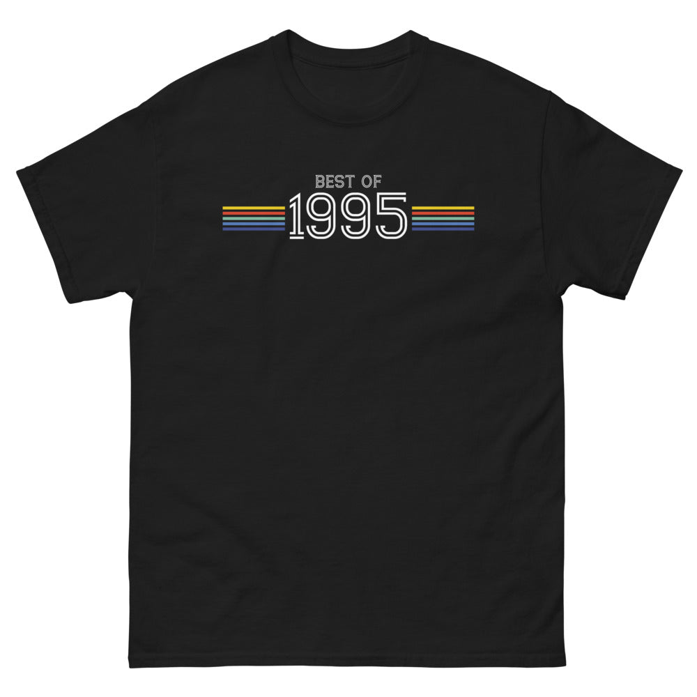T-shirt nostalgie 1995 noir - Souvenirs des années 90