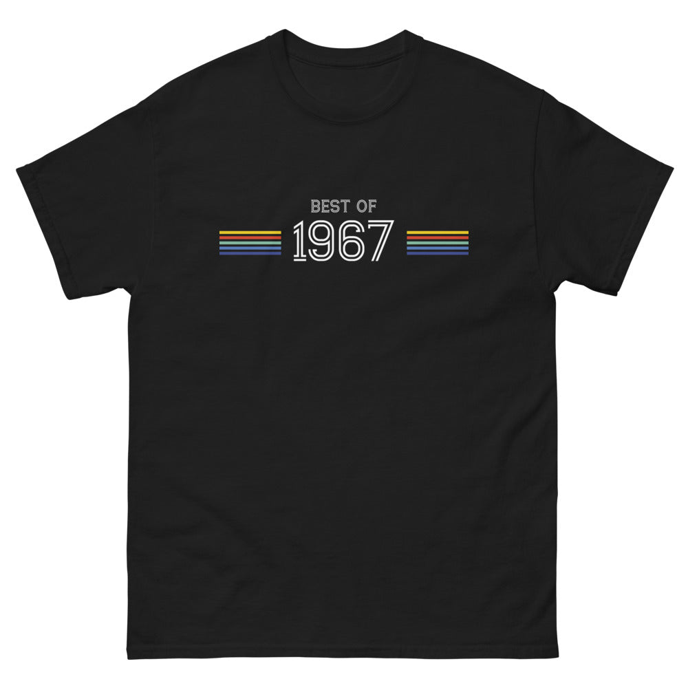 T-shirt Anniversaire 1967 noir - Une année légendaire