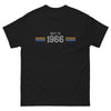 T-shirt Anniversaire 1966 noir - Best of 1966 nostalgie