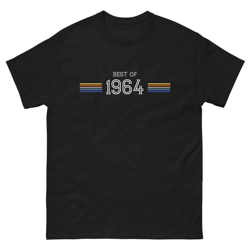 T-shirt Vintage 1964 noir - Best Of 1964 humoristique