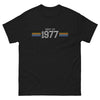 T-shirt Nostalgie 1977 noir - Souvenir original vintage