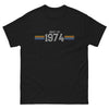 T-shirt vintage 1974 noir - Best of 1974 design