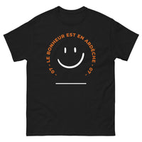 Thumbnail for T-shirt Ardèche noir - Le Bonheur est en Ardèche