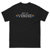 T-shirt Vendée noir - Souvenir humoristique et nostalgique