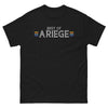 T-shirt Ariège noir - Fier et authentique