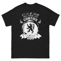 Thumbnail for T-shirt Comtois noir - Un clin d'œil au 8ème jour