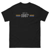 T-shirt 1987 noir - Best of 1987, nostalgie intemporelle