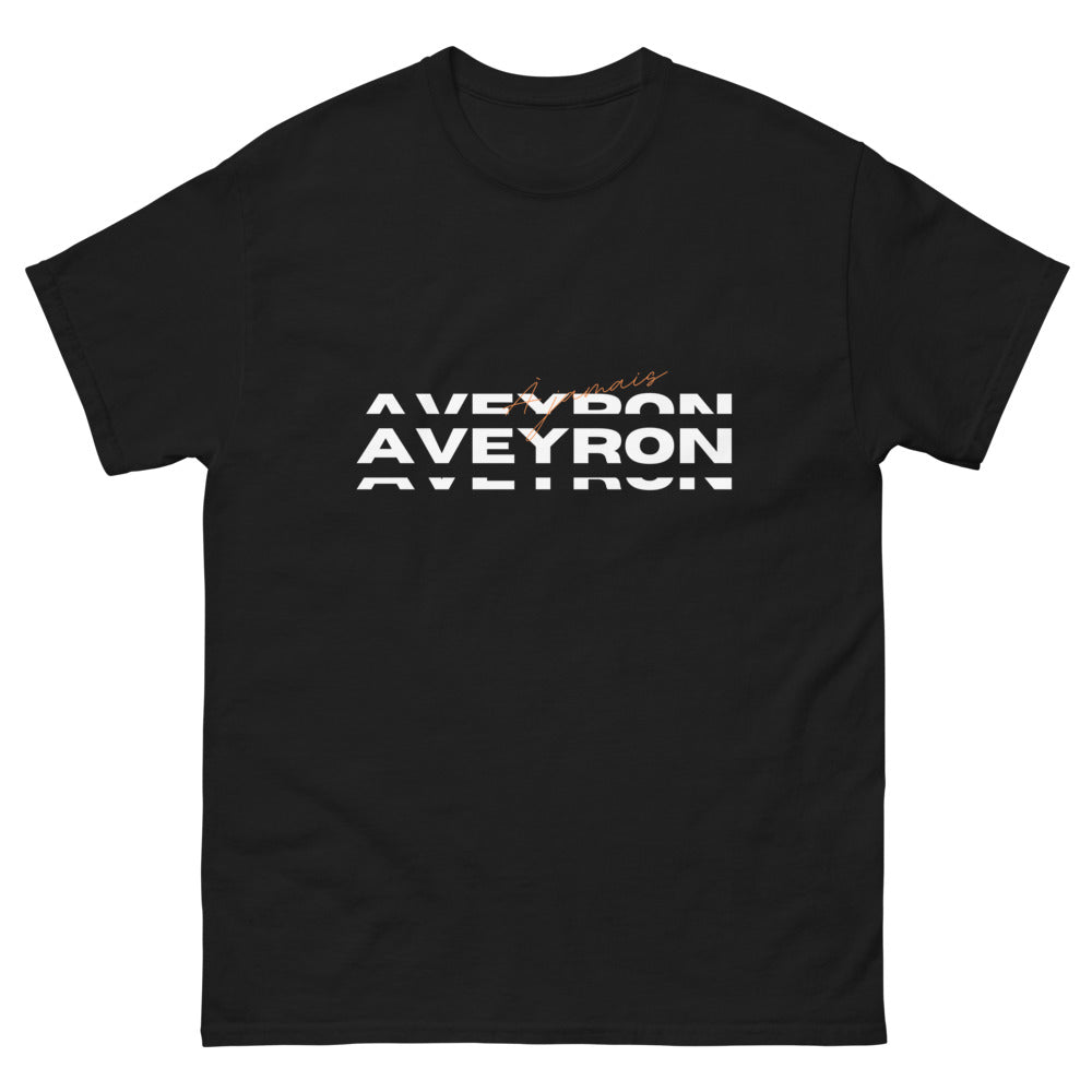 T-shirt Aveyron noir - Fierté de l'Aveyron