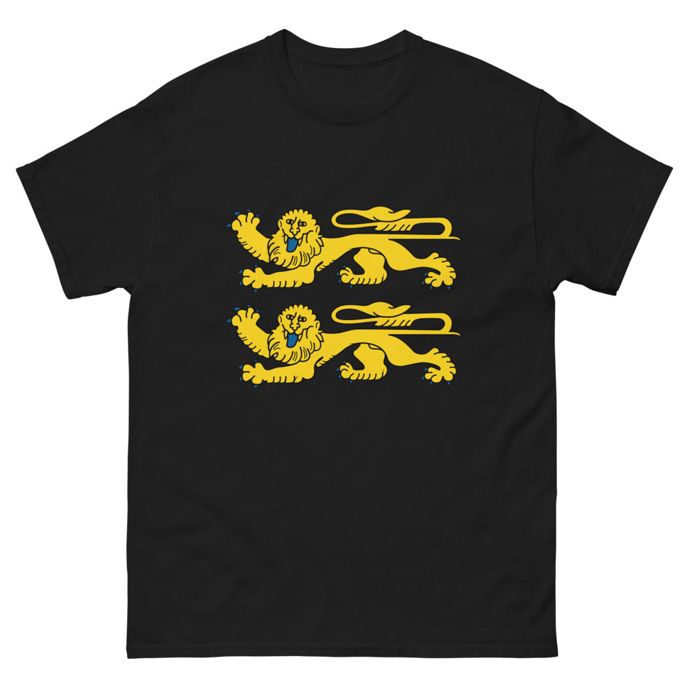 T-shirt Normandie noir - Élégance et fierté régionale