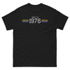 T-shirt 1976 noir - Best of 1976 avec humour