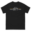 T-shirt 1977 noir - Embrassez la nostalgie des années 70