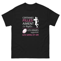 Thumbnail for T-shirt Rugby Perpignan noir - Fierté Sang et Or