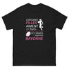 T-shirt Rugby Bayonne noir - Soutien total pour les vraies Bayonnaises
