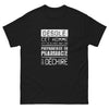 T-shirt pharmacie noir - Humoristique pour préparatrices